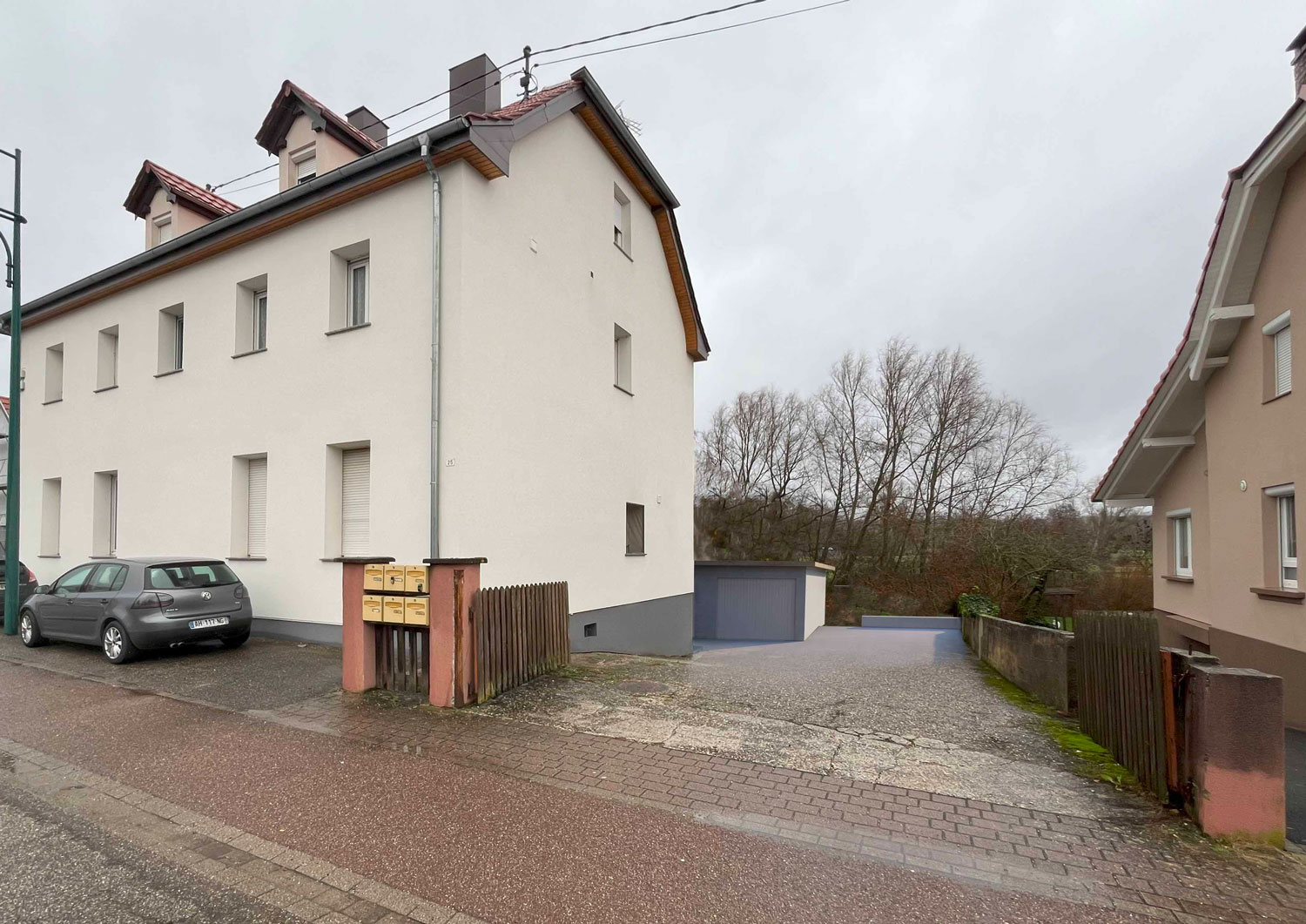 Construction garage zone ABF