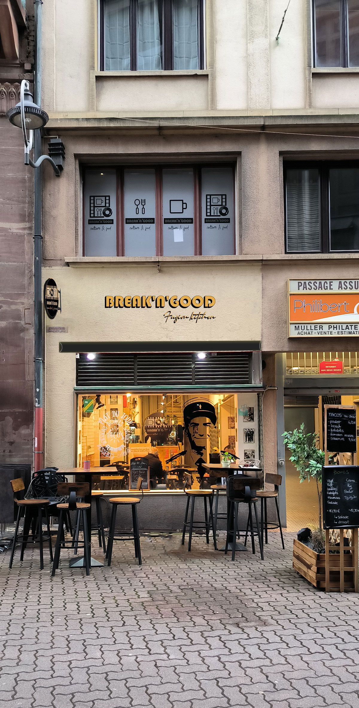 Installation sotre + enseigne